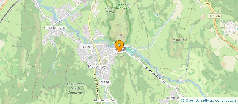 localisation de l'entreprise MONSIEUR GAETAN COURTIN  MACORNAY