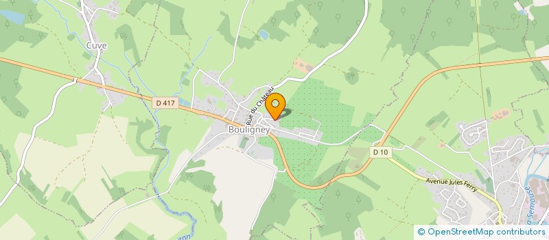 localisation de l'entreprise MONSIEUR GAETAN DACLIN  BOULIGNEY