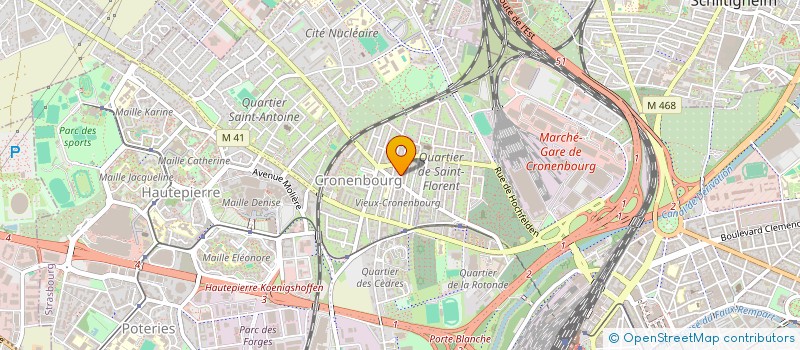 localisation de l'entreprise MONSIEUR GAETAN DALCANALE à STRASBOURG