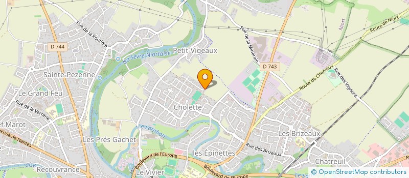 localisation de l'entreprise MONSIEUR GAETAN DAMY  NIORT