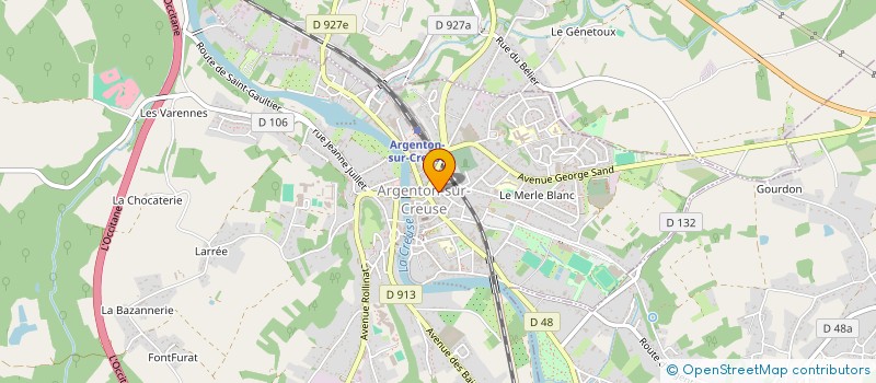 localisation de l'entreprise MONSIEUR GAETAN DANIEL à ARGENTON-SUR-CREUSE