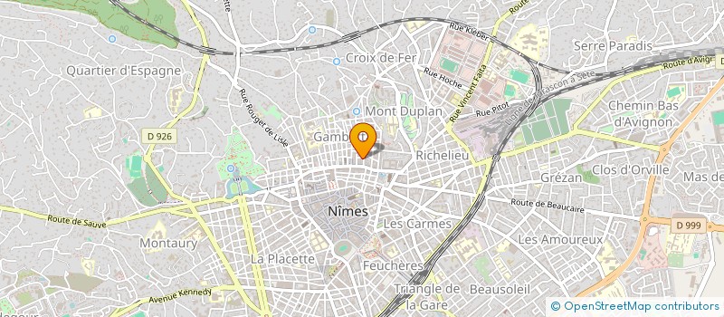 localisation de l'entreprise MONSIEUR GAETAN DARDILLAC à NIMES