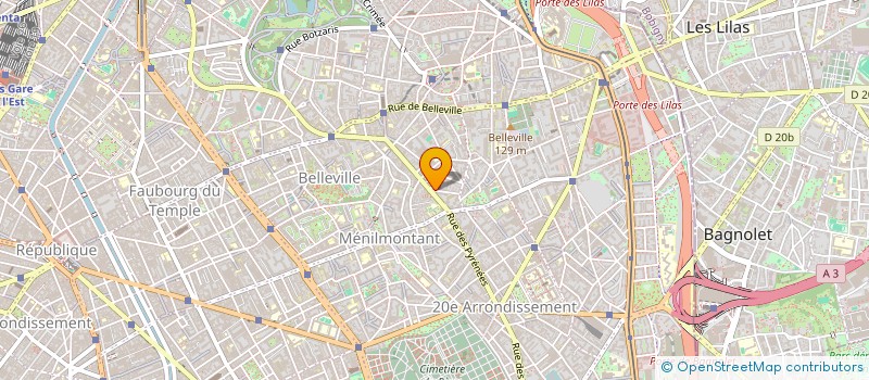 localisation de l'entreprise MONSIEUR GAETAN DARQUIE  PARIS