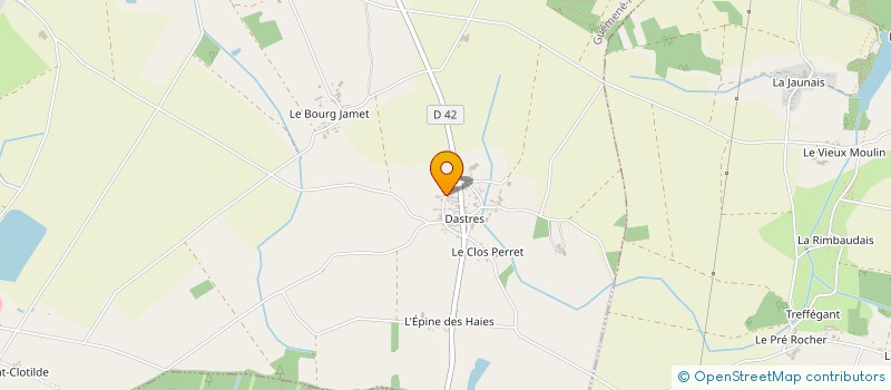 localisation de l'entreprise MONSIEUR GAETAN DE RODOREL DE SEILHAC  GUEMENE-PENFAO