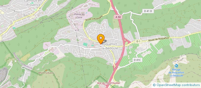 localisation de l'entreprise MONSIEUR GAETAN DEFRANCE  ROQUEFORT-LA-BEDOULE