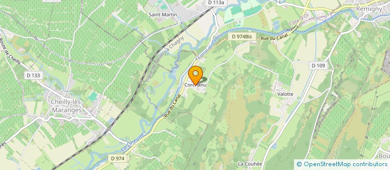 localisation de l'entreprise MONSIEUR GAETAN DEGOIS  CHASSEY-LE-CAMP