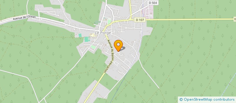 localisation de l'entreprise MONSIEUR GAETAN DEGRIGNY à LE PORGE