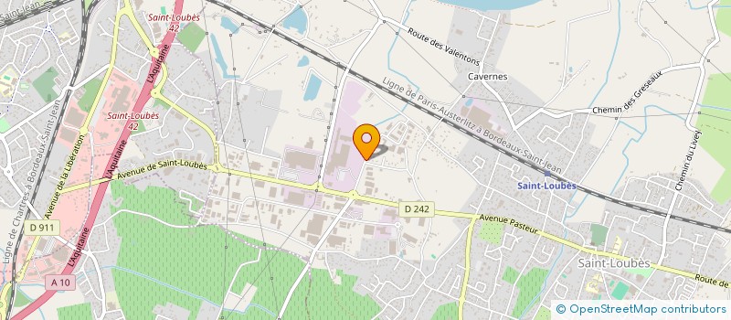 localisation de l'entreprise MONSIEUR GAETAN DELAUNAY  SAINT-LOUBES