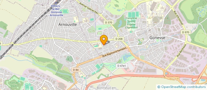 localisation de l'entreprise MONSIEUR GAETAN DELAVEAU à GONESSE