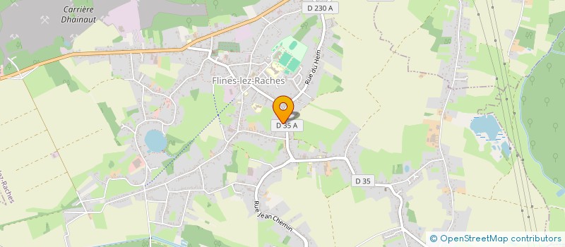 localisation de l'entreprise MONSIEUR GAETAN DELBART  FLINES-LEZ-RACHES