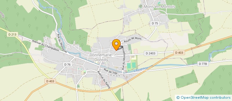 localisation de l'entreprise MONSIEUR GAETAN DELCLEF  DONNEMARIE-DONTILLY