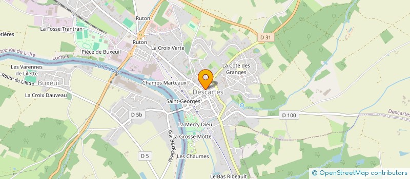 localisation de l'entreprise MONSIEUR GAETAN DELERY  DESCARTES