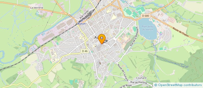 localisation de l'entreprise MONSIEUR GAETAN DEMOURON à AUTUN