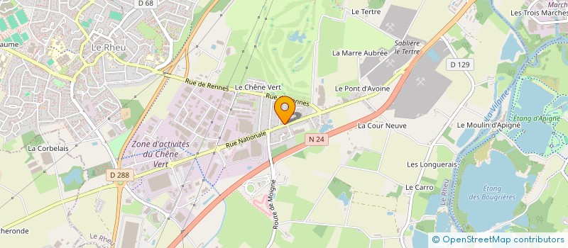 localisation de l'entreprise MONSIEUR GAETAN DENOS à LE RHEU