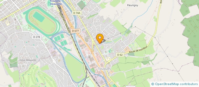 localisation de l'entreprise MONSIEUR GAETAN DEPIERREPONT  TOUQUES