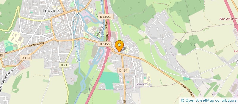 localisation de l'entreprise MONSIEUR GAETAN DERONZIER  LOUVIERS