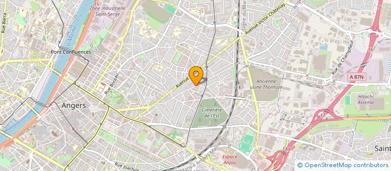 localisation de l'entreprise MONSIEUR GAETAN DEROO  ANGERS