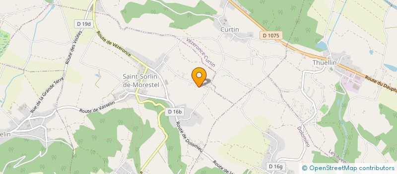localisation de l'entreprise MONSIEUR GAETAN DESMULIE à SAINT-SORLIN-DE-MORESTEL