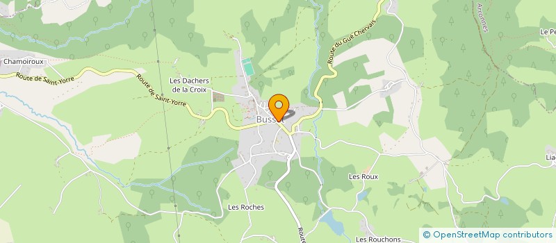 localisation de l'entreprise MONSIEUR GAETAN DESNOYER  BUSSET