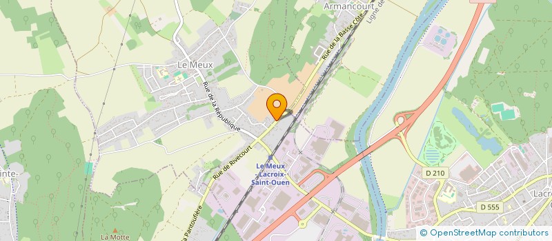 localisation de l'entreprise MONSIEUR GAETAN DESRUES  LE MEUX