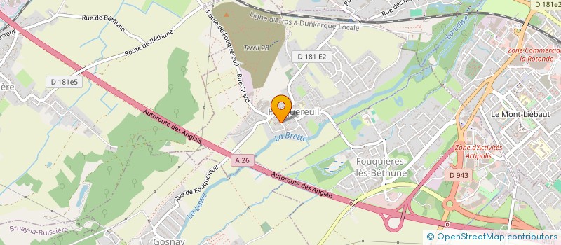 localisation de l'entreprise MONSIEUR GAETAN DEVENYNS  FOUQUEREUIL