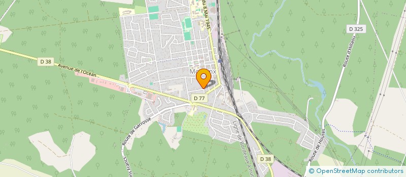 localisation de l'entreprise MONSIEUR GAETAN DI PONIO  MORCENX-LA-NOUVELLE