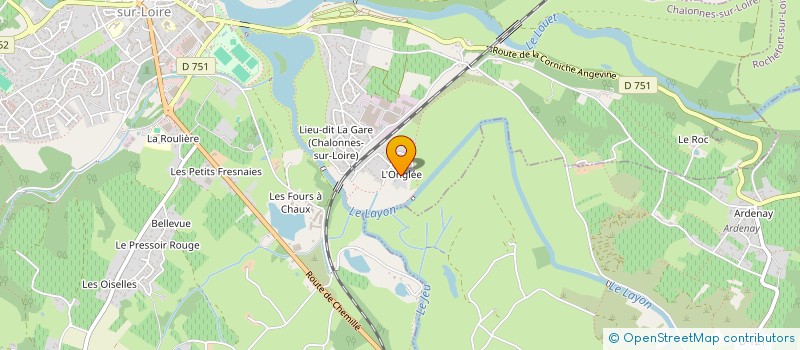 localisation de l'entreprise MONSIEUR GAETAN DIEUSAERT à CHALONNES-SUR-LOIRE