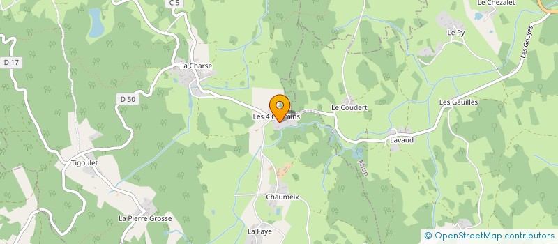 localisation de l'entreprise MONSIEUR GAETAN DUBREUCQ à SAINT-YRIEIX-LES-BOIS