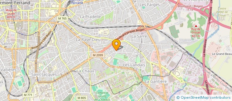 localisation de l'entreprise MONSIEUR GAETAN DUBRUILLE  CLERMONT-FERRAND