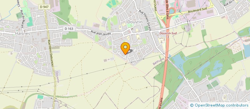 localisation de l'entreprise MONSIEUR GAETAN DUBRULLE  AUCHY-LES-MINES