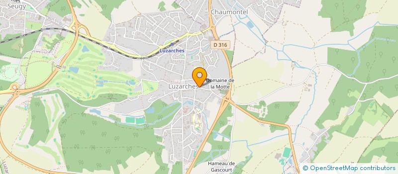 localisation de l'entreprise MONSIEUR GAETAN DUCATEL à LUZARCHES