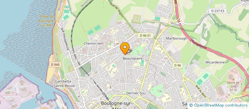 localisation de l'entreprise MONSIEUR GAETAN DUCROCQ  BOULOGNE-SUR-MER