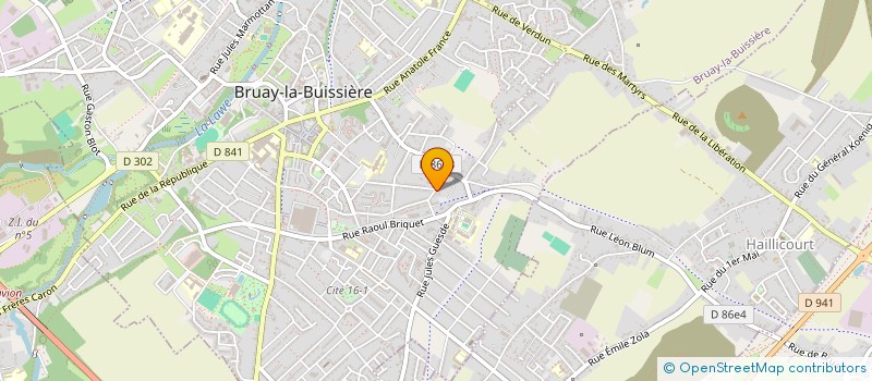 localisation de l'entreprise MONSIEUR GAETAN DUPONT  BRUAY-LA-BUISSIERE