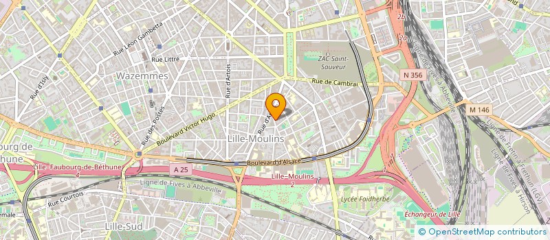 localisation de l'entreprise MONSIEUR GAETAN DUPUICH à LILLE