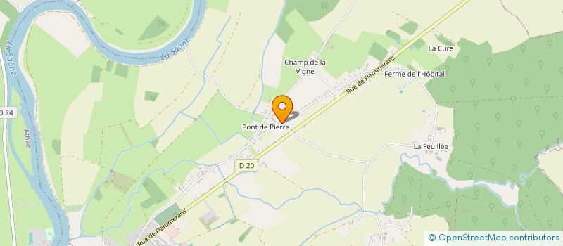 localisation de l'entreprise MONSIEUR GAETAN DUPUIS  AUXONNE