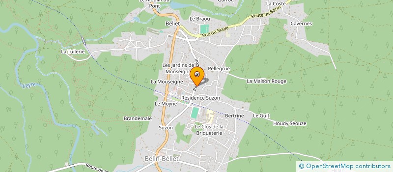 localisation de l'entreprise MONSIEUR GAETAN DURLIN  LE BARP