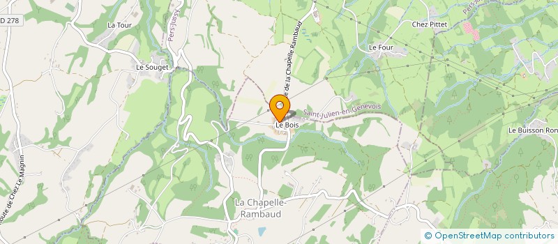 localisation de l'entreprise MONSIEUR GAETAN DUSONCHET  LA CHAPELLE-RAMBAUD