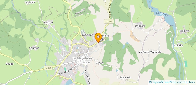 localisation de l'entreprise MONSIEUR GAETAN DUTHEIL  LAPRUGNE