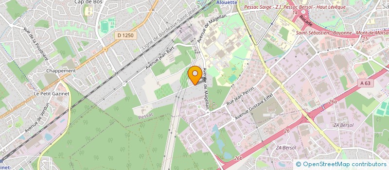 localisation de l'entreprise MONSIEUR GAETAN EGEA à PESSAC