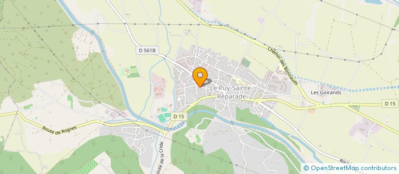 localisation de l'entreprise MONSIEUR GAETAN EGIO  LE PUY-SAINTE-REPARADE