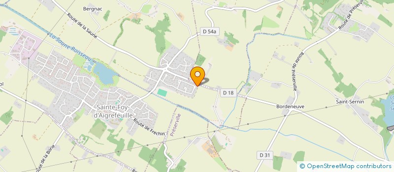 localisation de l'entreprise MONSIEUR GAETAN ESCAFIT  SAINTE-FOY-D'AIGREFEUILLE