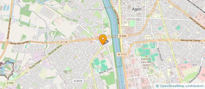 localisation de l'entreprise MONSIEUR GAETAN ESTADA  LE PASSAGE