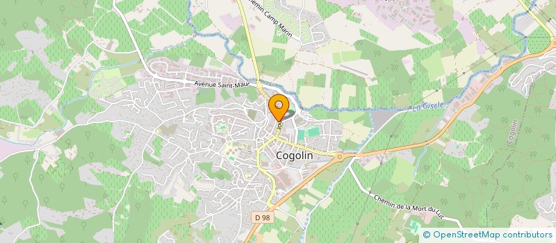 localisation de l'entreprise MONSIEUR GAETAN EVERAERT à COGOLIN