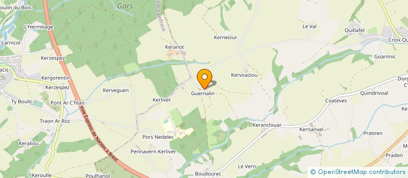 localisation de l'entreprise MONSIEUR GAETAN FAGOT  HANVEC