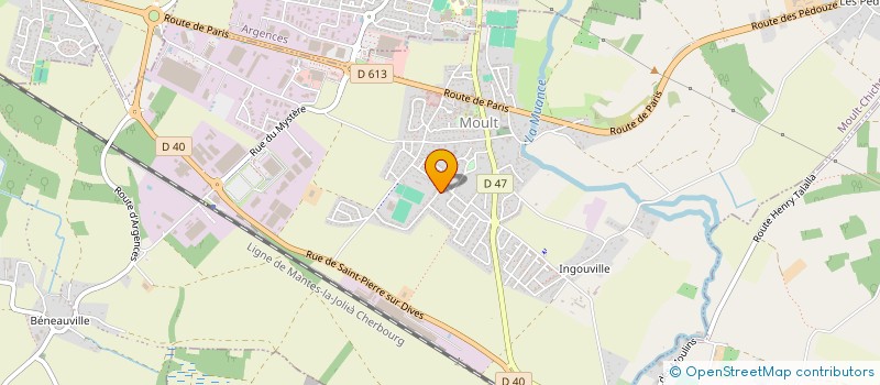 localisation de l'entreprise MONSIEUR GAETAN FAISIEN  MOULT-CHICHEBOVILLE