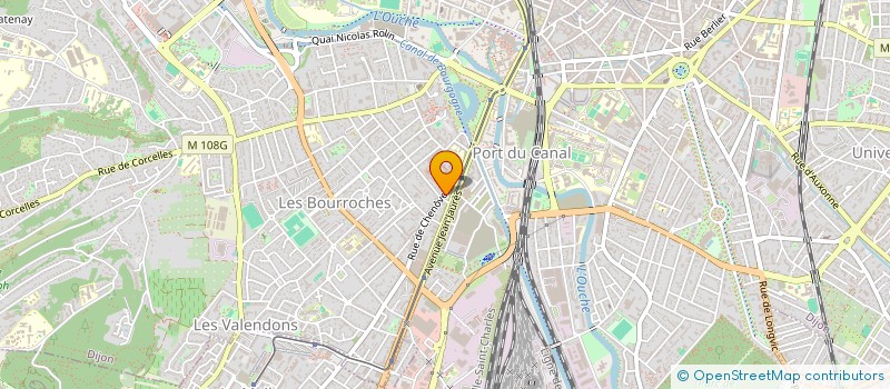 localisation de l'entreprise MONSIEUR GAETAN FAIVRE à DIJON