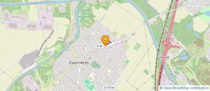 localisation de l'entreprise MONSIEUR GAETAN FALIVA à COURRIERES