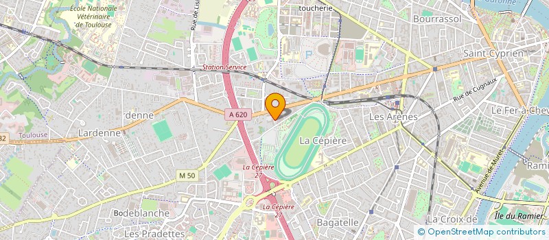 localisation de l'entreprise MONSIEUR GAETAN FALLETTA  TOULOUSE