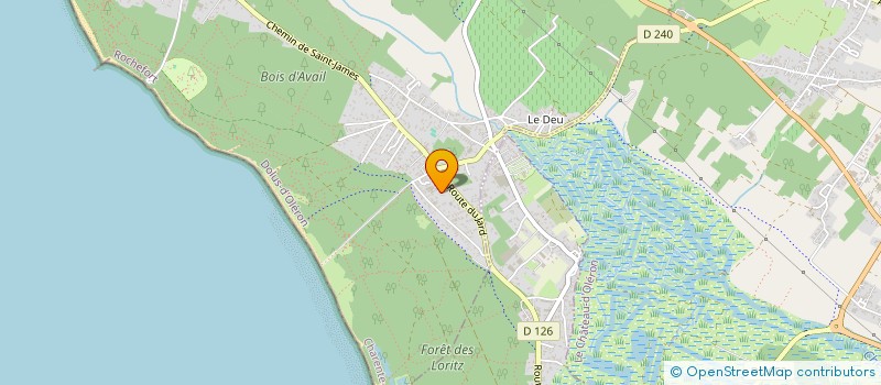 localisation de l'entreprise MONSIEUR GAETAN FAURE SIMONNET  DOLUS-D'OLERON