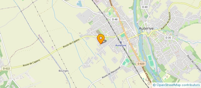 localisation de l'entreprise MONSIEUR GAETAN FAYOL  AUTERIVE